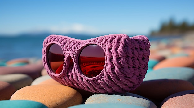 yarn wrapped sunglasses