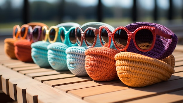 yarn wrapped sunglasses