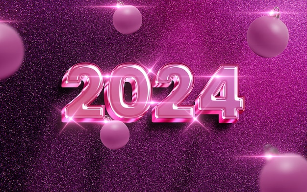 Year 2024 collage design