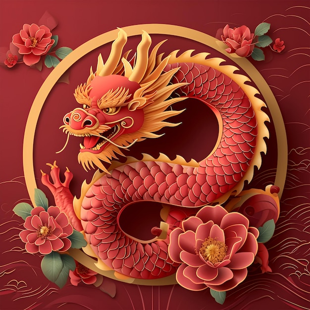 year of the dragon ai generated