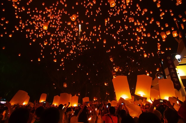 Yeipengfestival, Chiang-MAI, Thailand