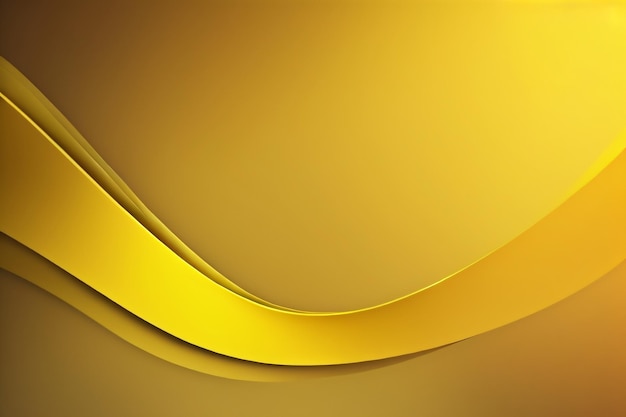 Yellow abstract background wallpaper for desktop generative ai