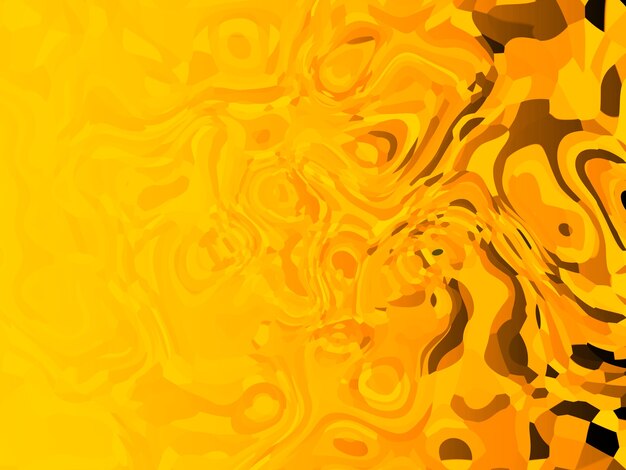 Yellow abstract liquid background halloween theme