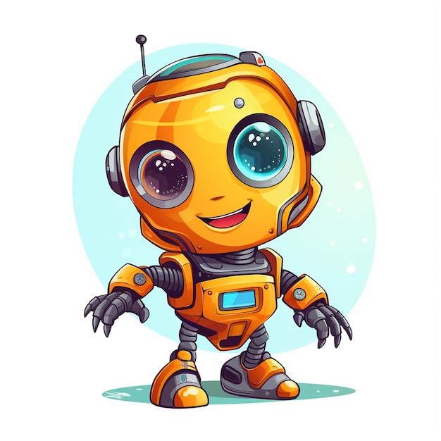 yellow android in happy mode