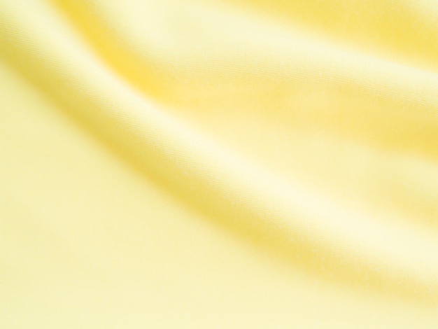 Желтый фон Абстрактный кремовый цвет Ткань Текстильное волокно Материал