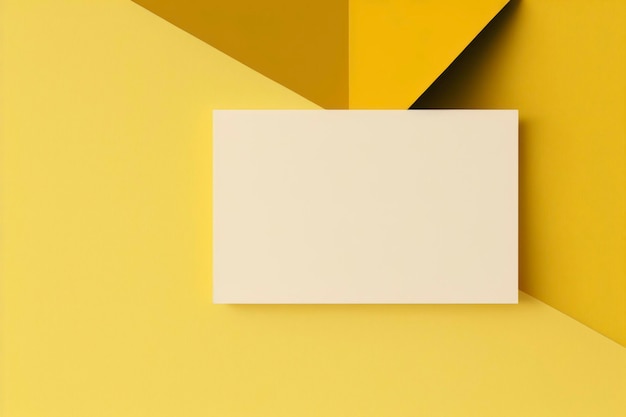 Photo yellow background mockup minimalism