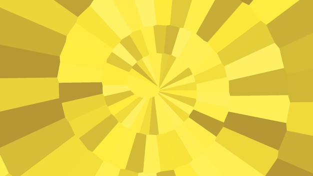 a yellow background with a circle of circles in the center.