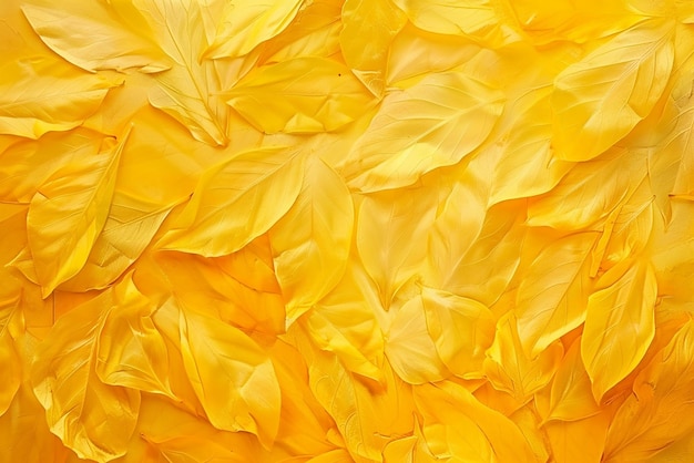 Photo a yellow background with the colors of feathers