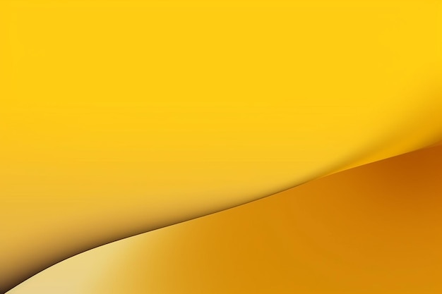 A yellow background with a curved edge