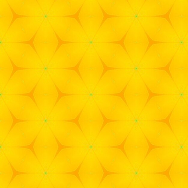 Photo a yellow background with a pattern of flowers in the center