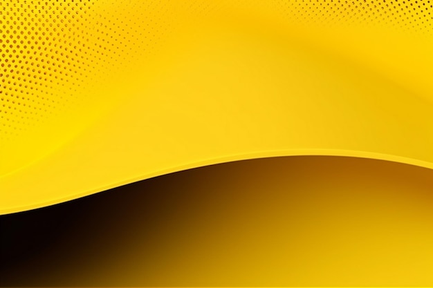 Foto a yellow background with a pattern of lines and orange lines