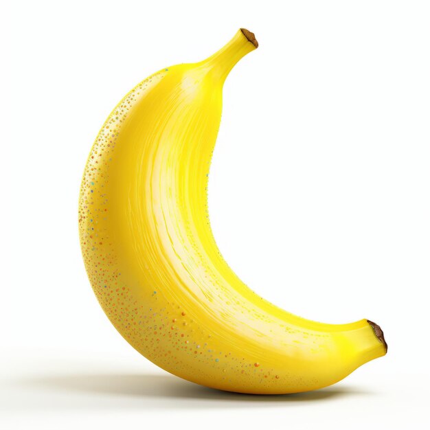 Желтый банан Фотореалистический отслеживание Vray с сатирическими комментариями