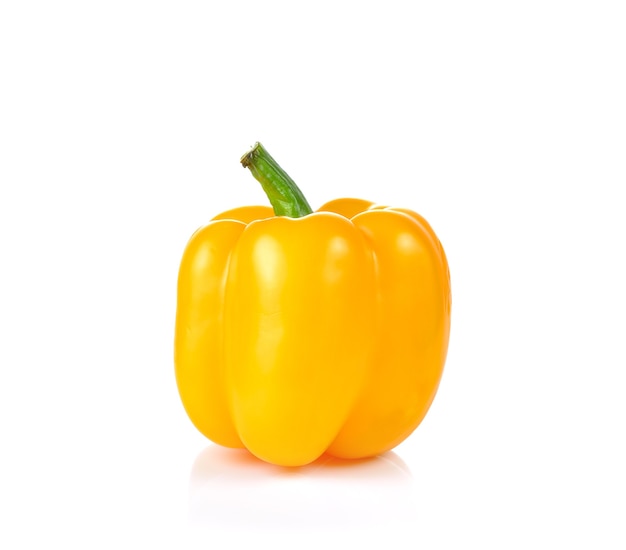 Yellow Bell pepper isolated