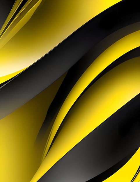 Yellow and Black Background Mockup