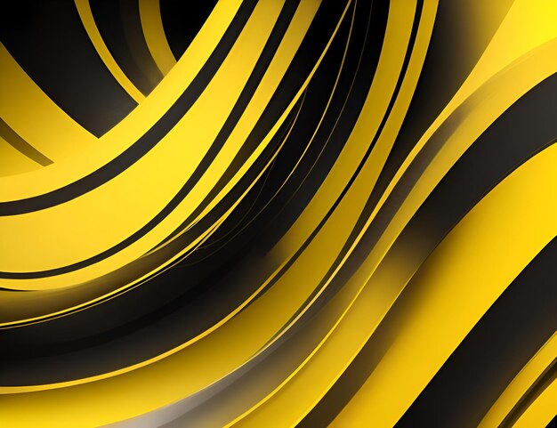 Yellow and Black Background Mockup