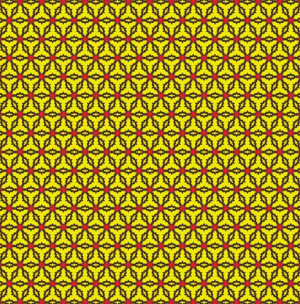 A yellow and black background with a pattern of circles and the word peace