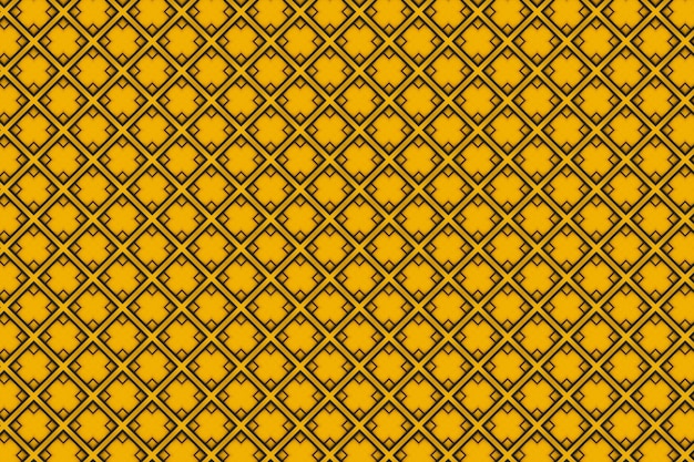 A yellow and black pattern with a floral pattern.