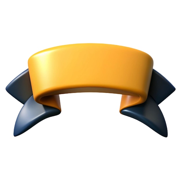 a yellow and black ribbon with the word quot im a quot on it