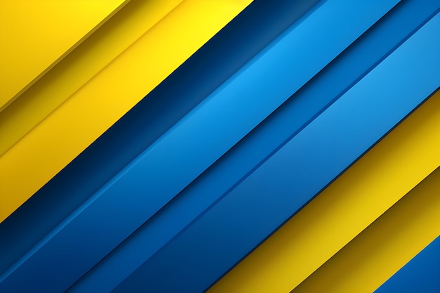 Foto sfondo astratto giallo e blu sottile sfondo astratto modello geometrico pallido ai generare