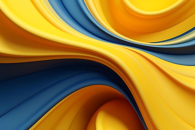 yellow and blue abstract background