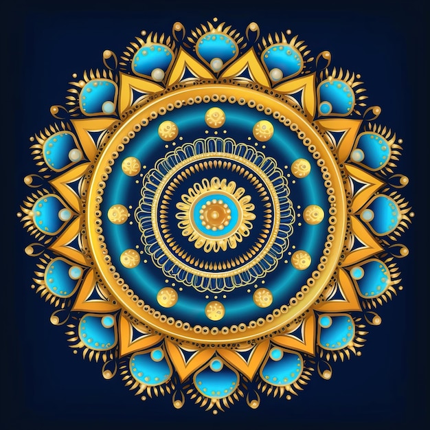 a yellow and blue circle with a blue background with a yellow circle and the word quot star quot on