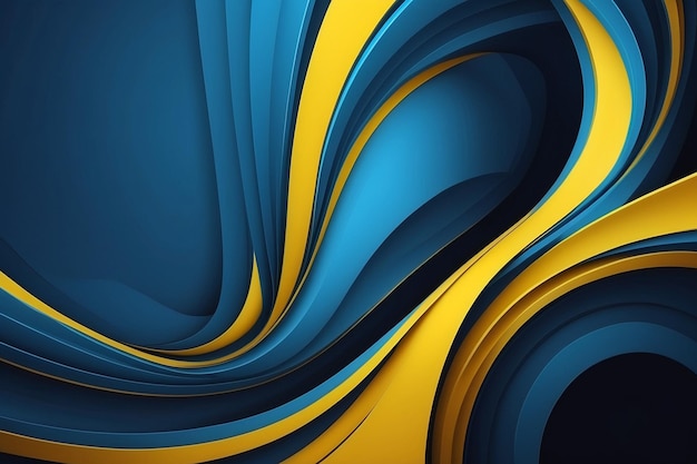 Yellow and Blue Color Design For Background