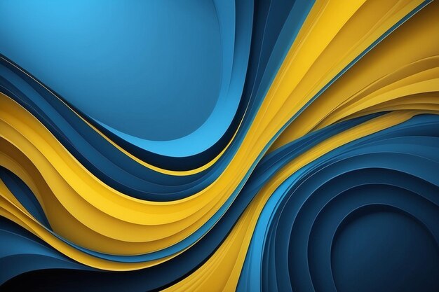 Yellow and blue color design for background