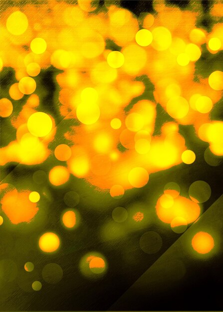 Foto sfondio bokeh giallo per banner poster story celebrations e varie opere di design