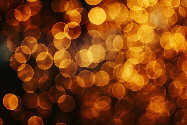 Yellow bokeh background