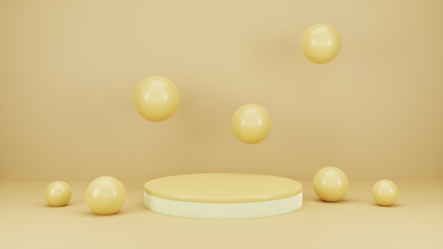 'ball'on이라는 단어가 있는 공중에 흰색 공이 있는 노란색 상자