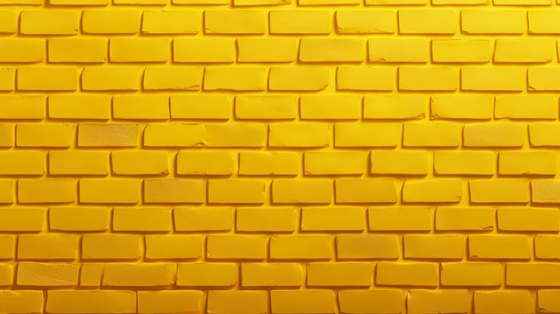 写真 黄色いレンガの壁 ジェネレーティブai