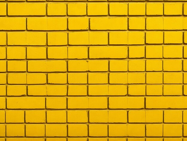 Yellow brick wall texture background generated by ai