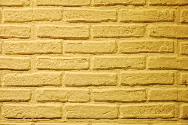 yellow brick wall