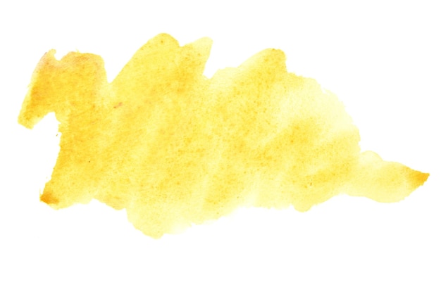 Yellow brush strokes