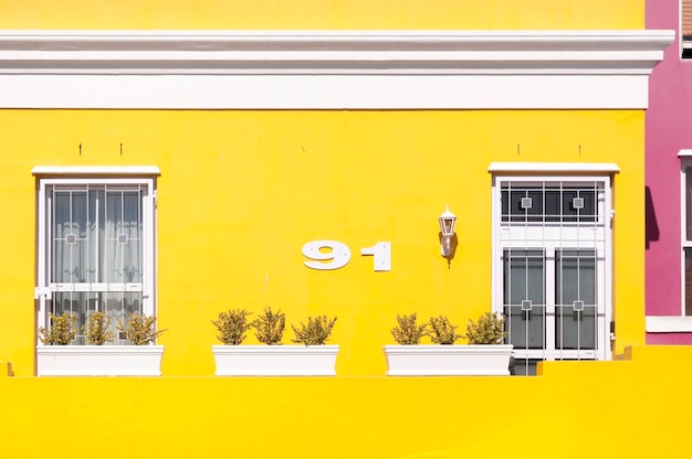 Yellow building