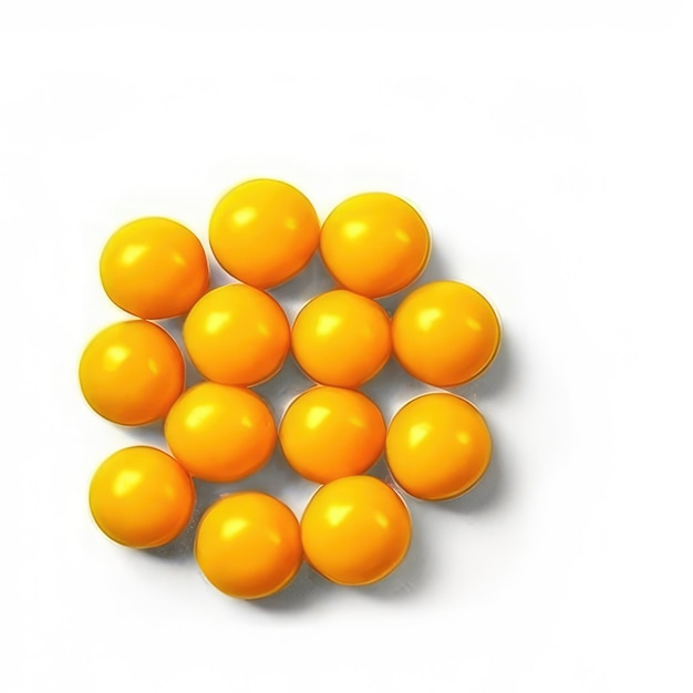 Photo yellow candy gel orange background sweet sugar