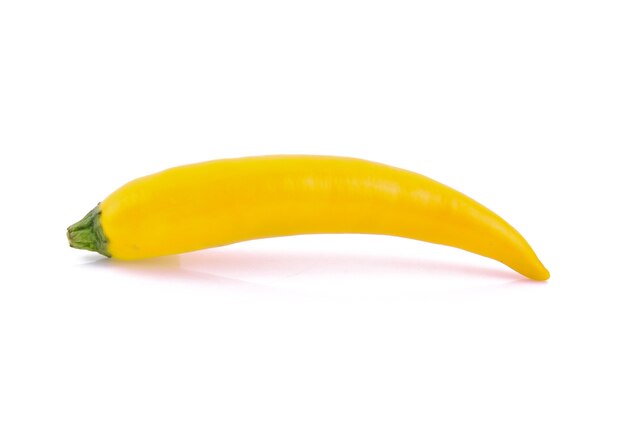 Yellow chili pepper isolated