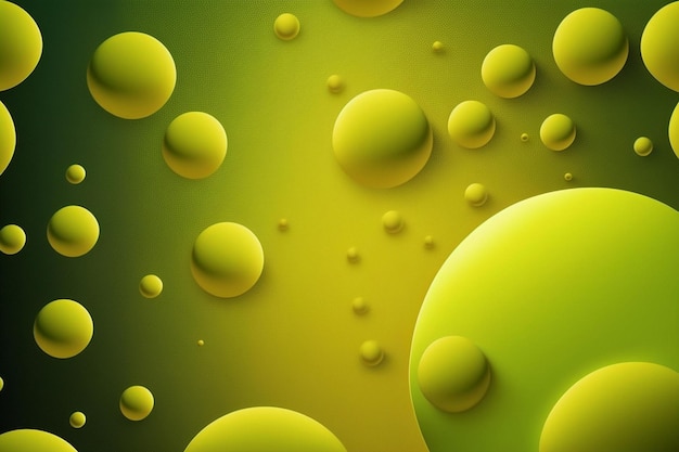 Yellow circles background abstract geometric pattern backdrop