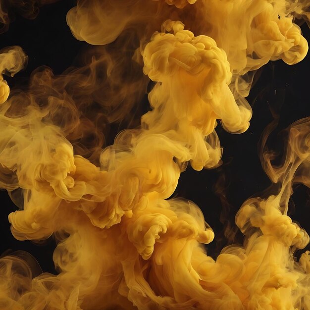 Yellow color smoke abstract wallpaper aesthetic christmas background