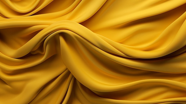 Yellow fabric