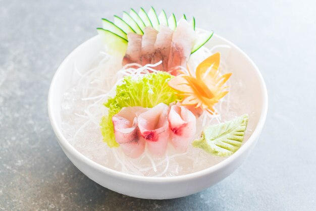 yellow fin tuna sashimi