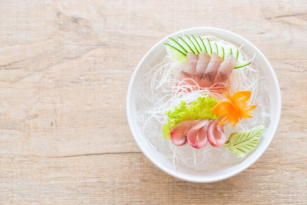 yellow fin tuna sashimi