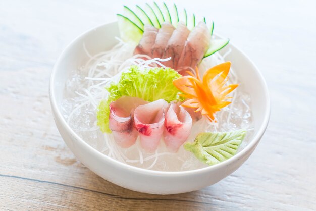 yellow fin tuna sashimi