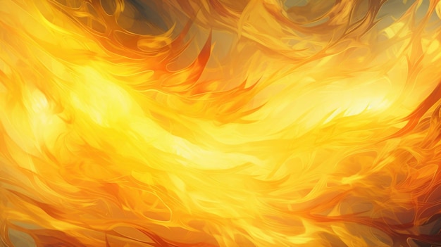 Yellow fire background