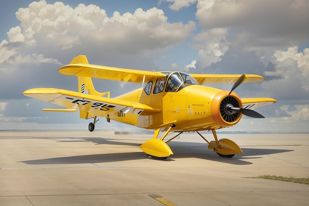 yellow Fling Plane