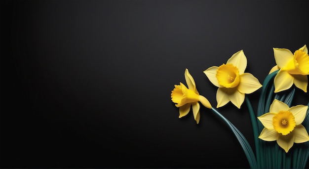 a yellow flower with the word daffodils on it