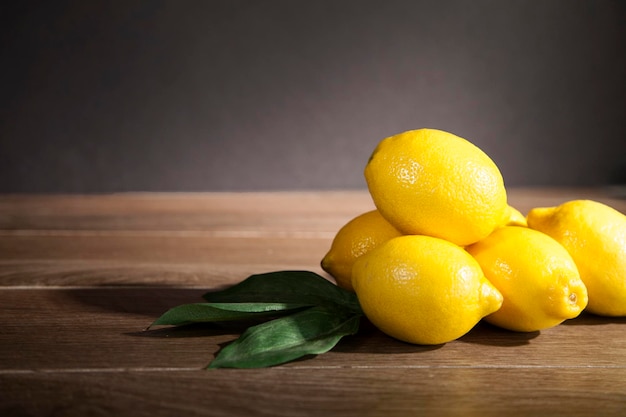 Yellow fruits on table
