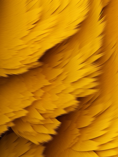 Yellow fur creative abstract geometric texture