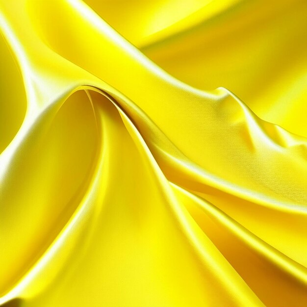 Yellow and golden cloth waves background texture