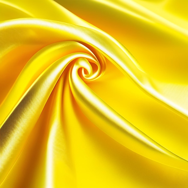 Yellow and golden cloth waves background texture